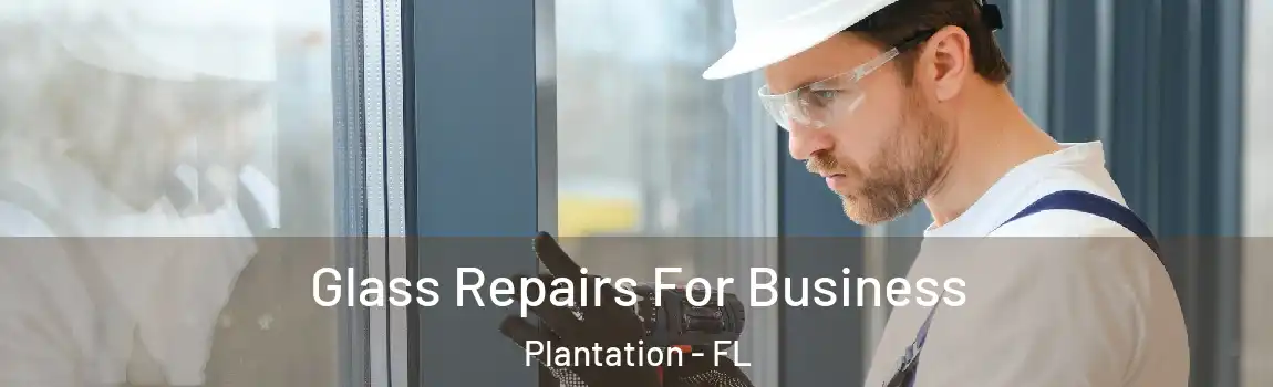Glass Repairs For Business Plantation - FL